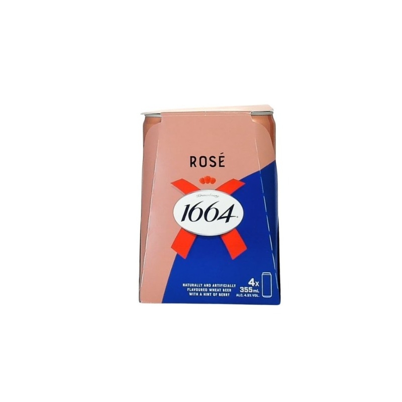 Kronenbourg 1664 Rose 4x355ml Can